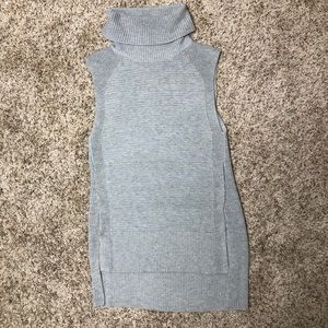 Banana republic gray turtleneck sweater sleeveless